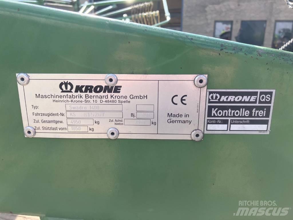 Krone Swadro 1400 Windrowers