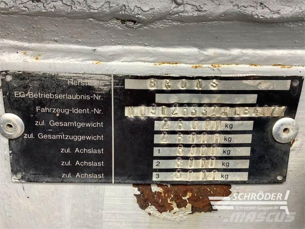 Bruns 26000 L Slurry tankers