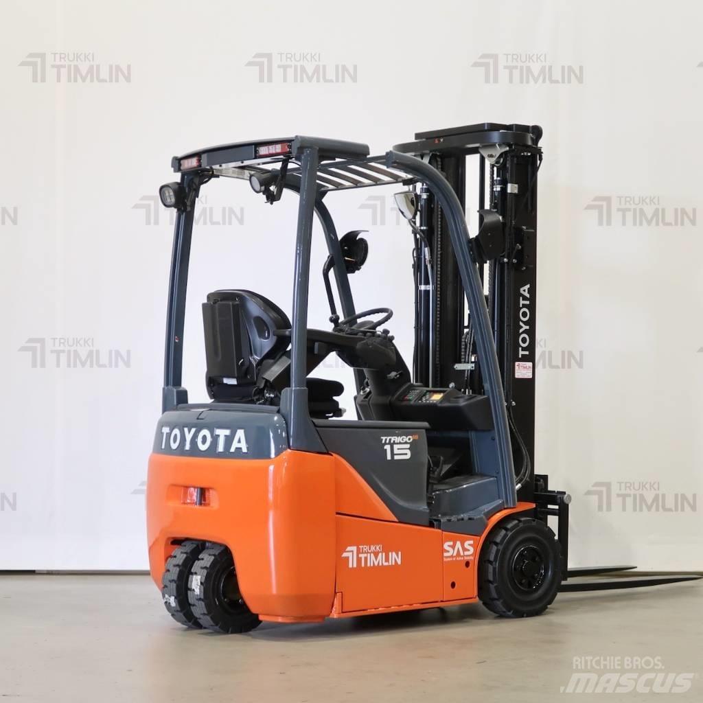 Toyota 8FBE15T Electric forklift trucks