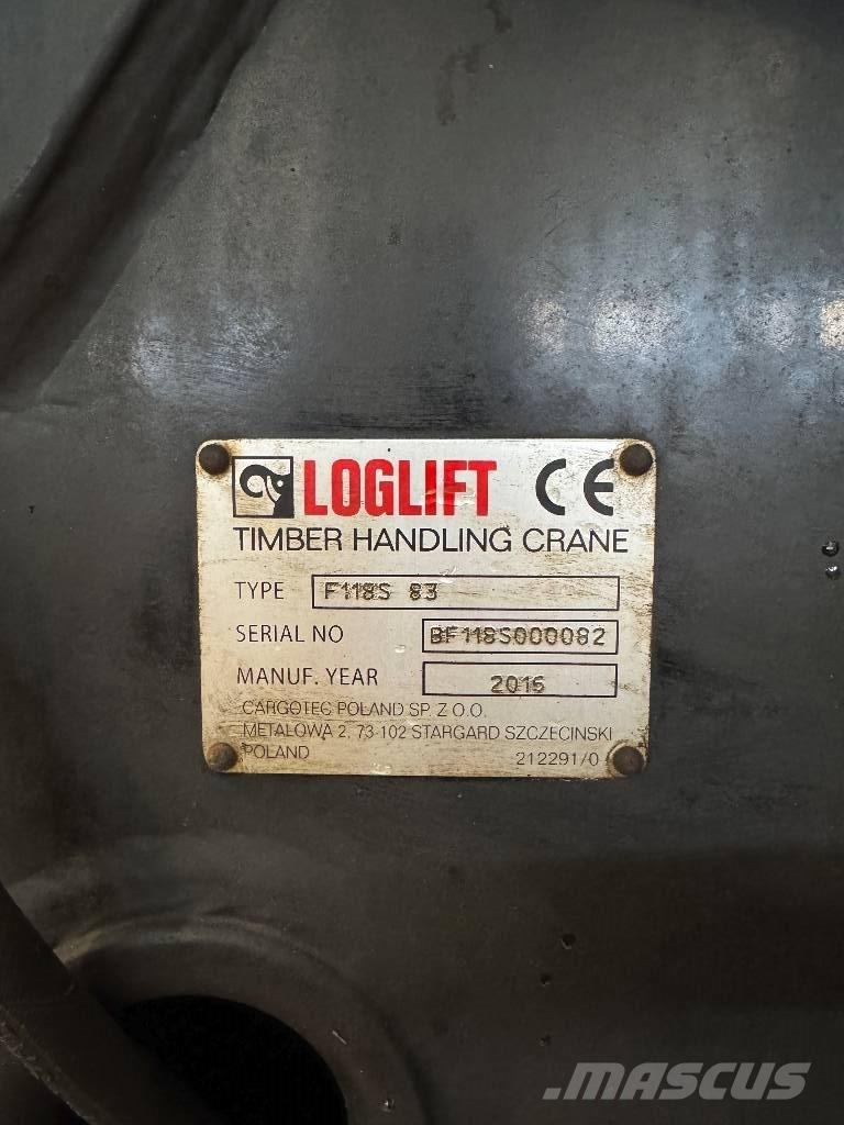 Loglift 118 S T Timber cranes