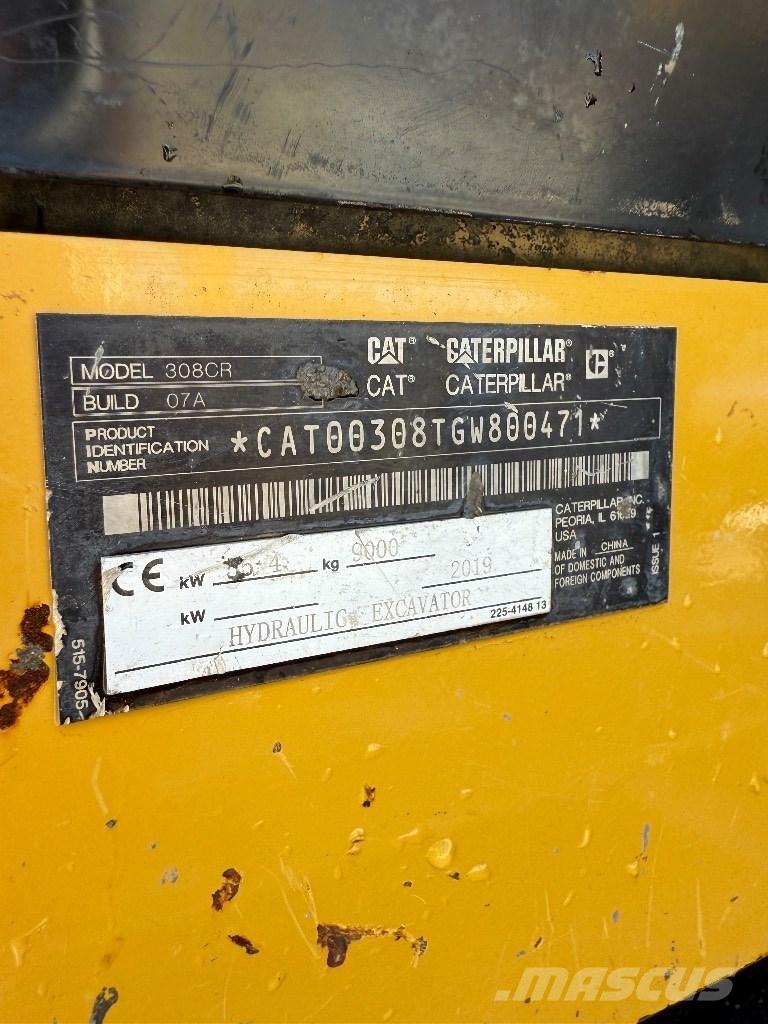 CAT 308 CR Midi excavators  7t - 12t