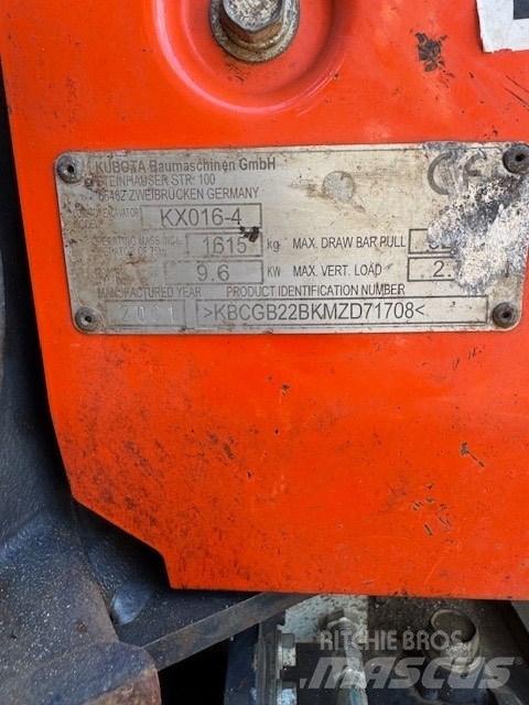 Kubota KX 016-4 Mini excavators < 7t (Mini diggers)