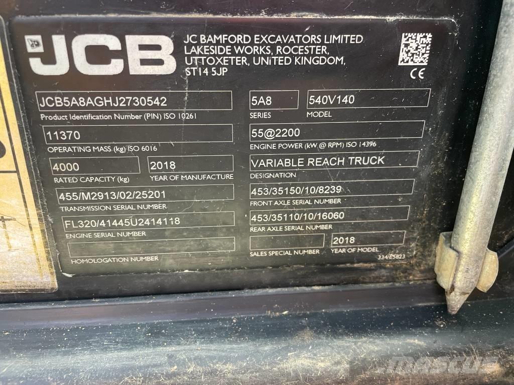 JCB 540-140 Telescopic handlers