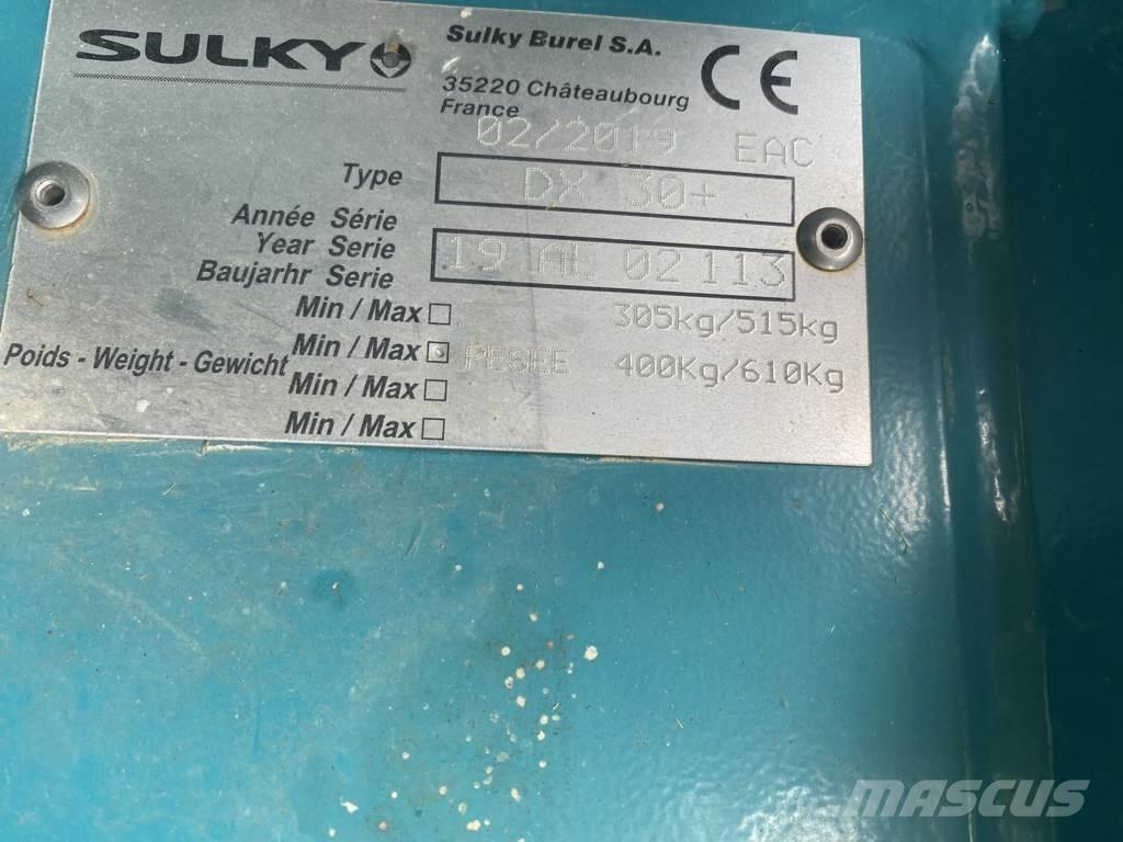 Sulky DX30+ Sprayer fertilizers