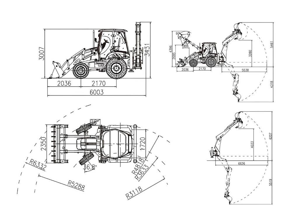 Lonking 83C Backhoe loaders