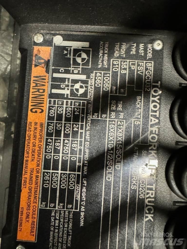 Toyota 8 FG CU 32 Forklift trucks - others