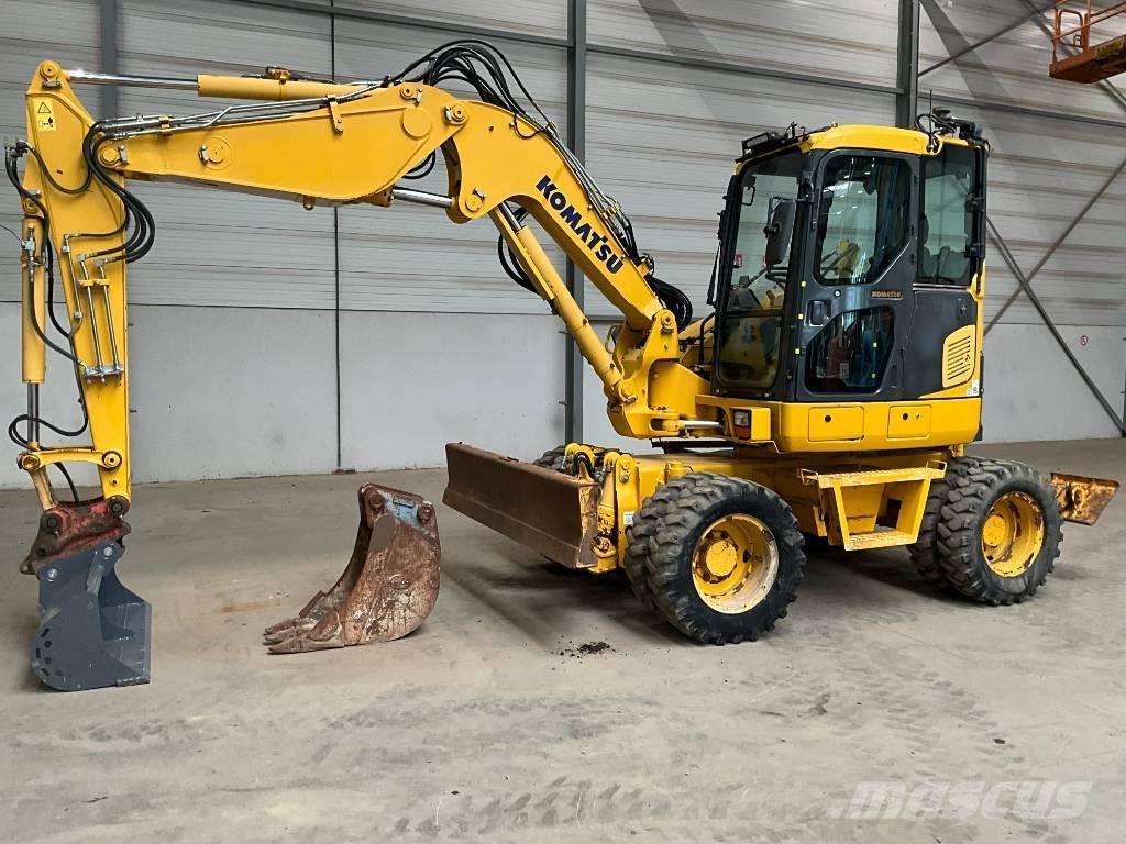 Komatsu PW 98 MR-8 Wheeled excavators