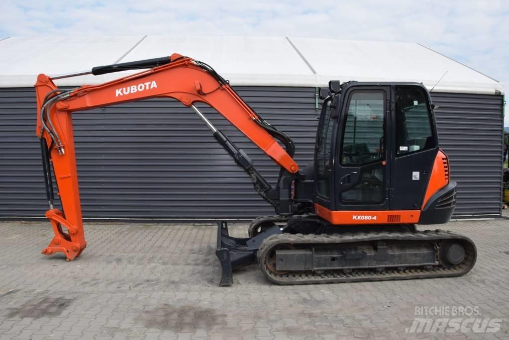 Kubota KX 080-4 Midi excavators  7t - 12t