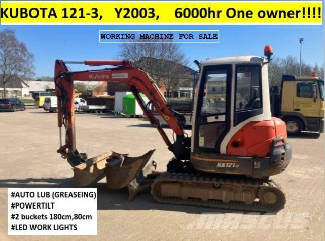 Kubota KX121-3 Mini excavators < 7t (Mini diggers)