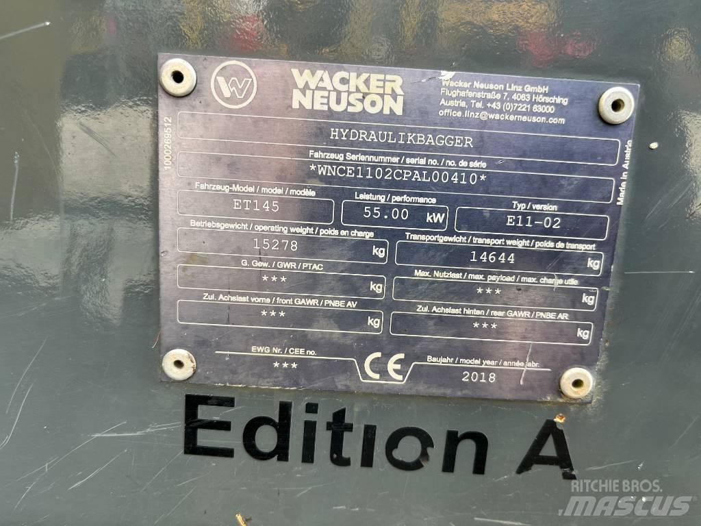 Wacker Neuson ET 145 Crawler excavators