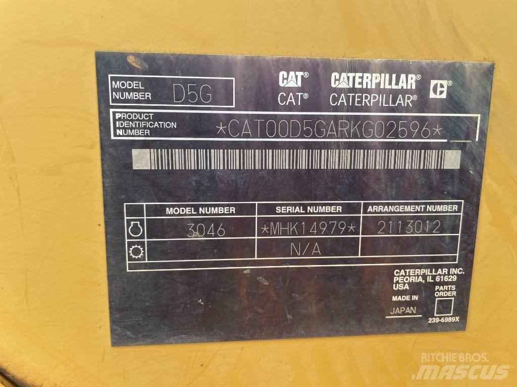 CAT D 5 LGP Crawler dozers