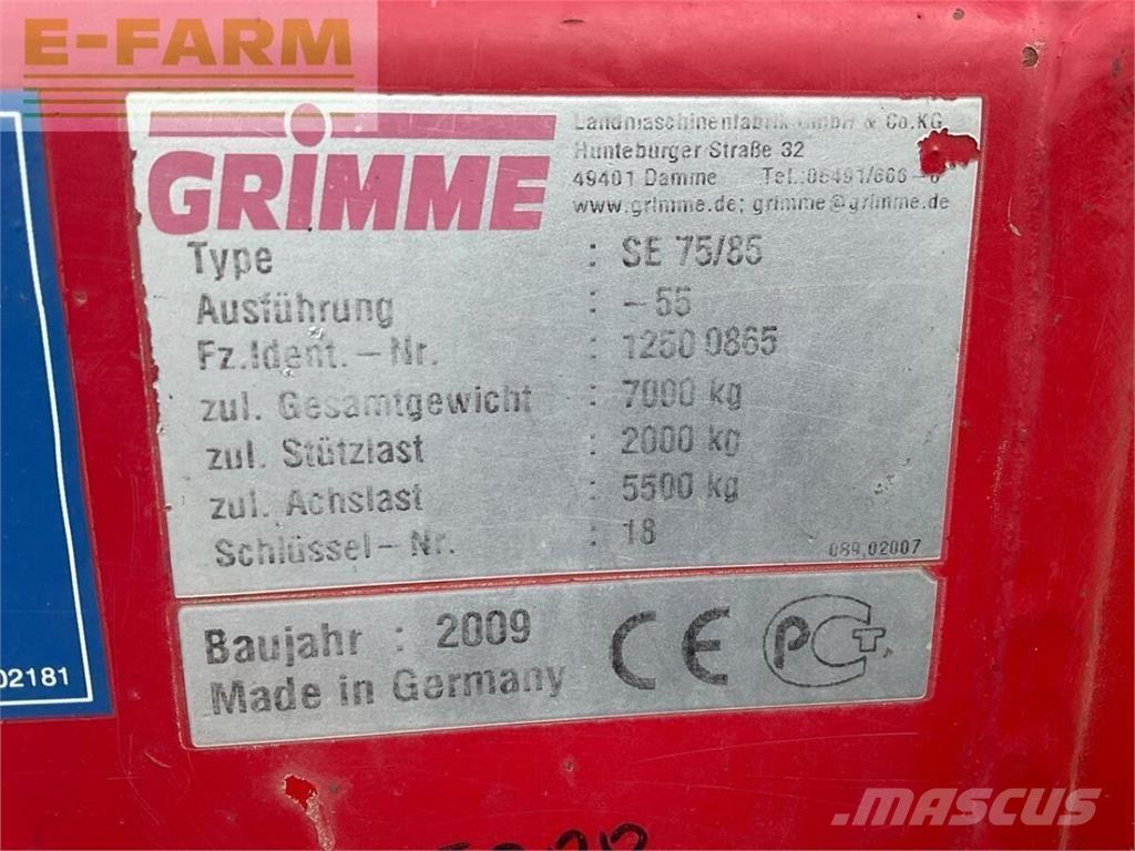 Grimme se 85-55 Potato harvesters and diggers