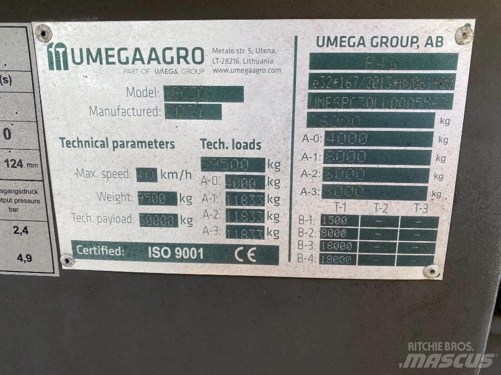 Umega SPC30 Tipper trailers