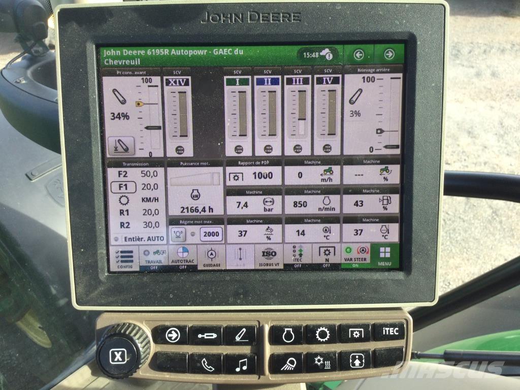 John Deere 6195R Tractors