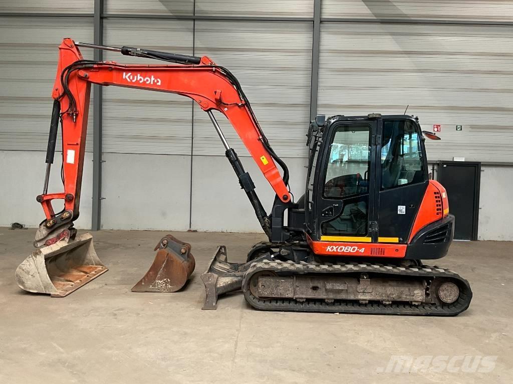 Kubota KX 080-4 Midi excavators  7t - 12t