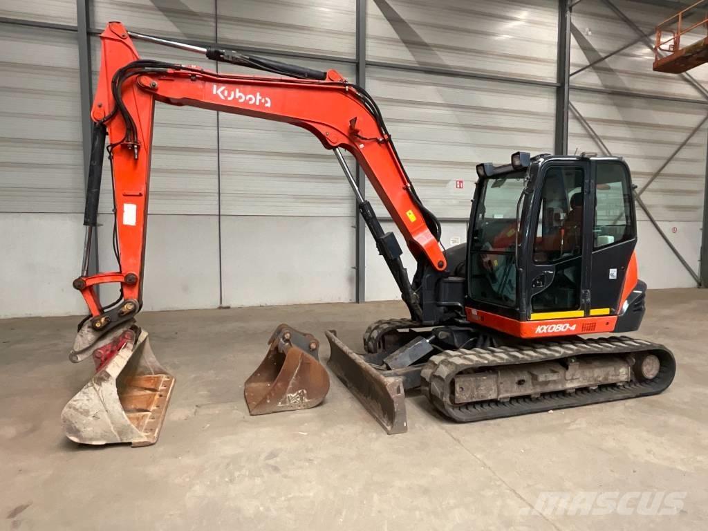 Kubota KX 080-4 Midi excavators  7t - 12t
