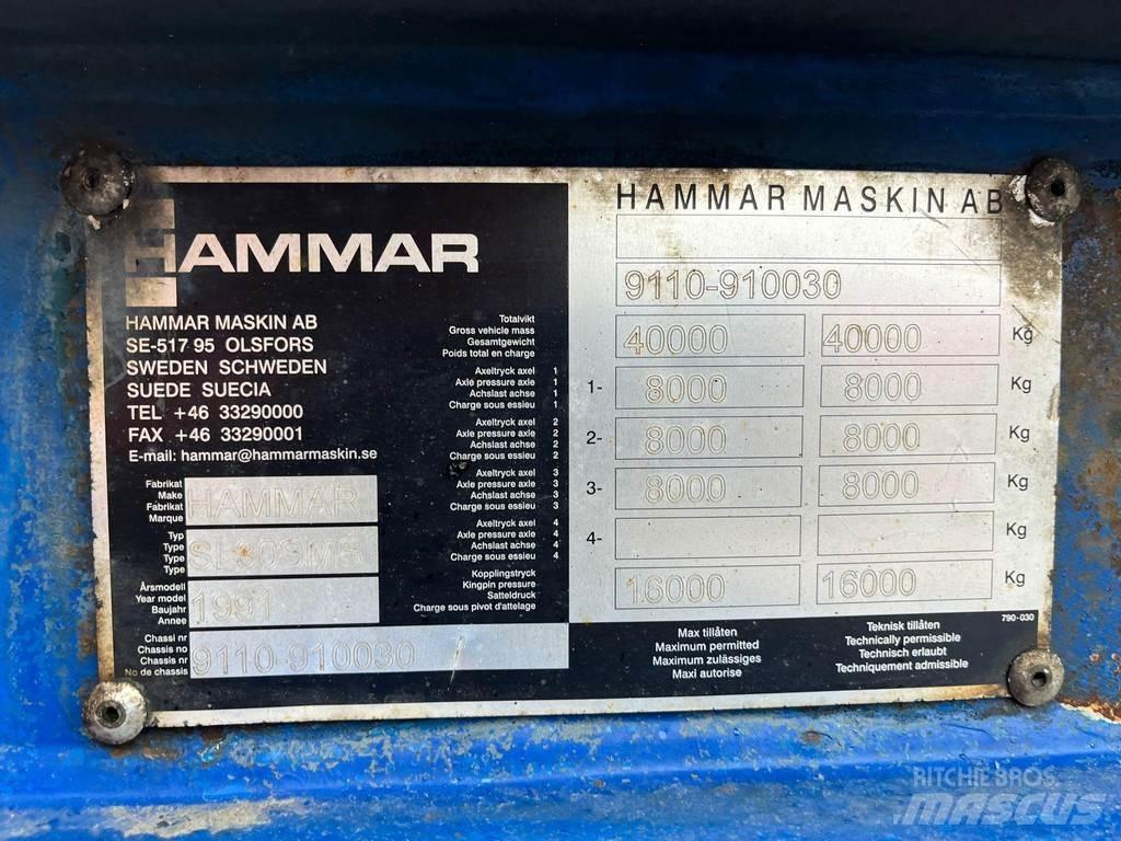 Hammar SL 30 SMS Containerframe semi-trailers