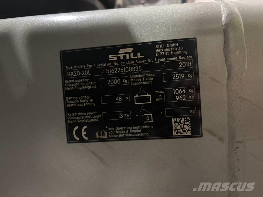 Still RX 20-20 L Electric forklift trucks