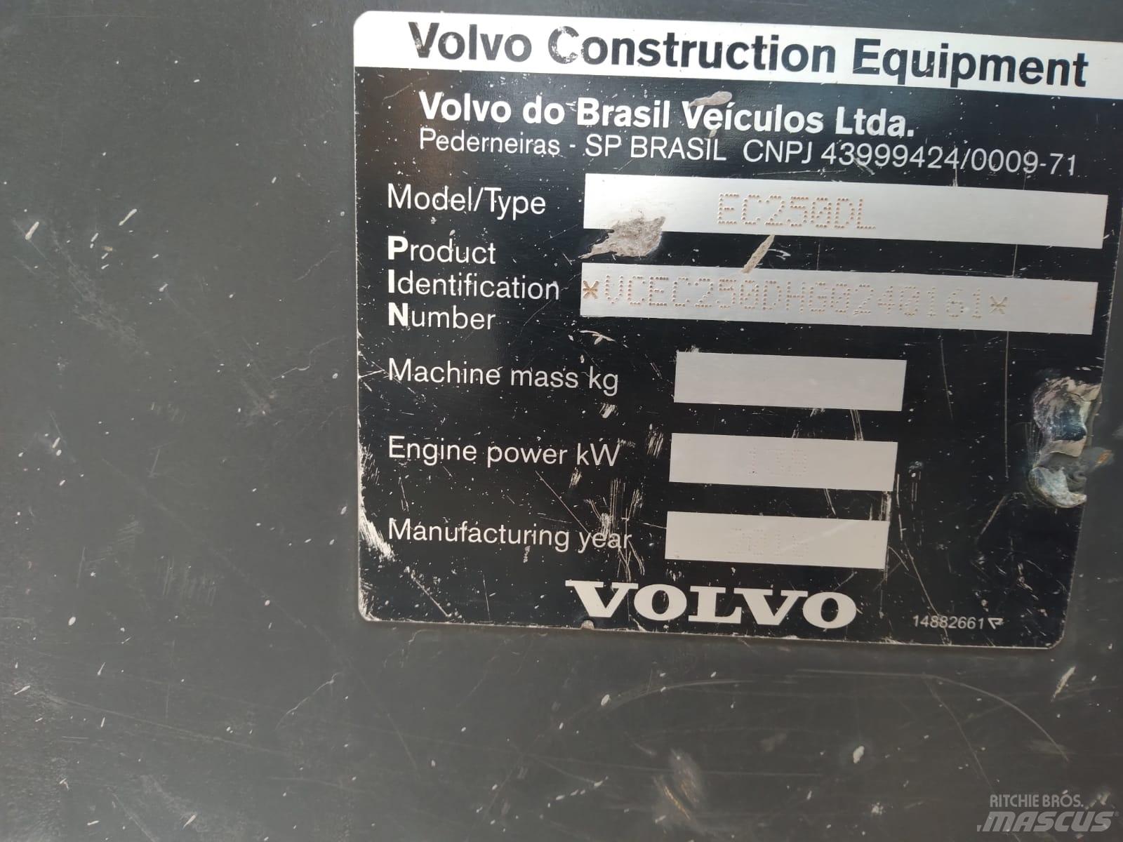 Volvo EC 250 D L Crawler excavators
