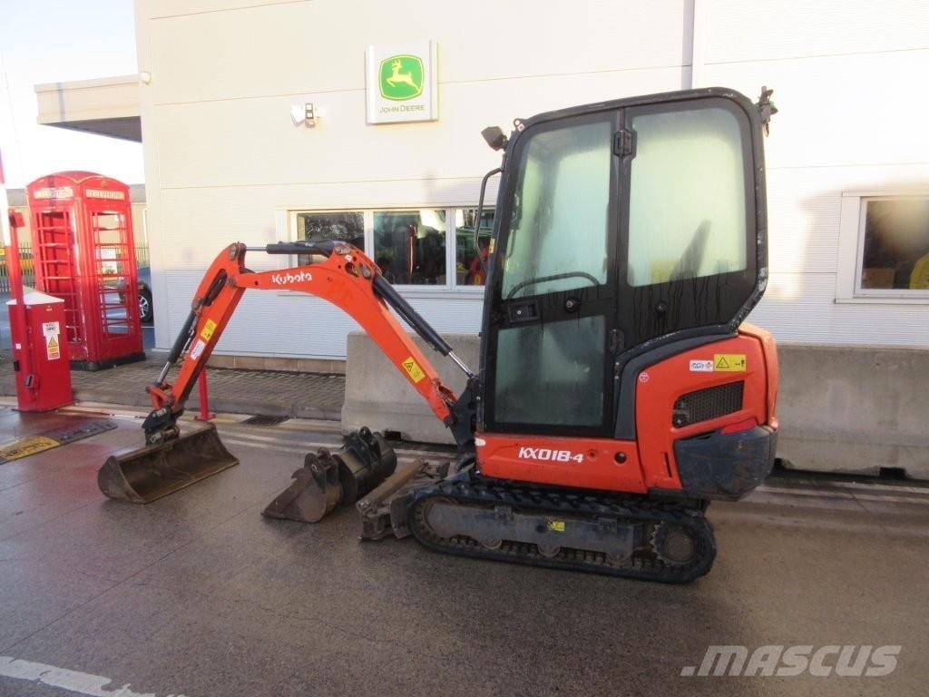 Kubota KX018-4 Crawler excavators