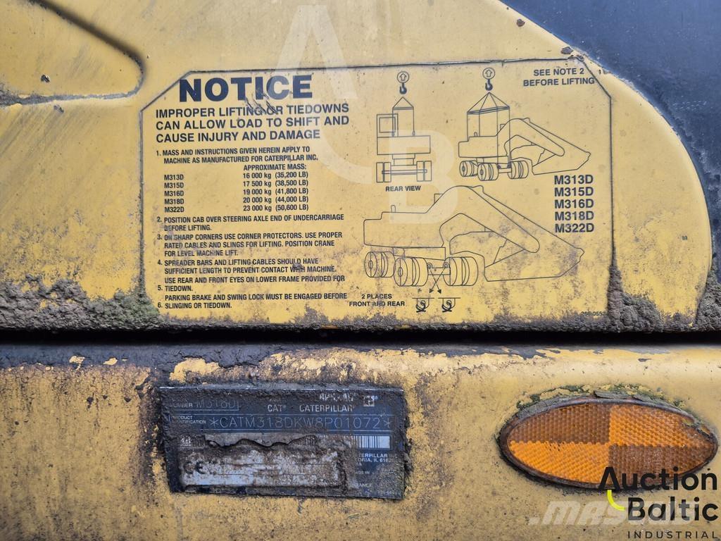 CAT M 318 D Wheeled excavators