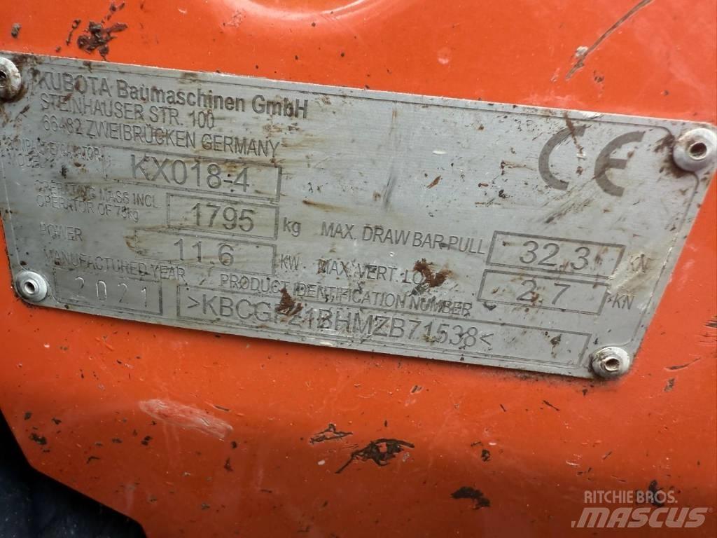 Kubota KX 018-4 Mini excavators < 7t (Mini diggers)