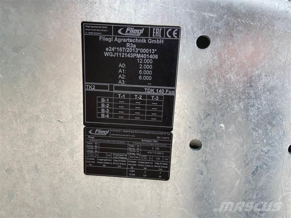 Fliegl TDK 140 FOX Agriculture - Others