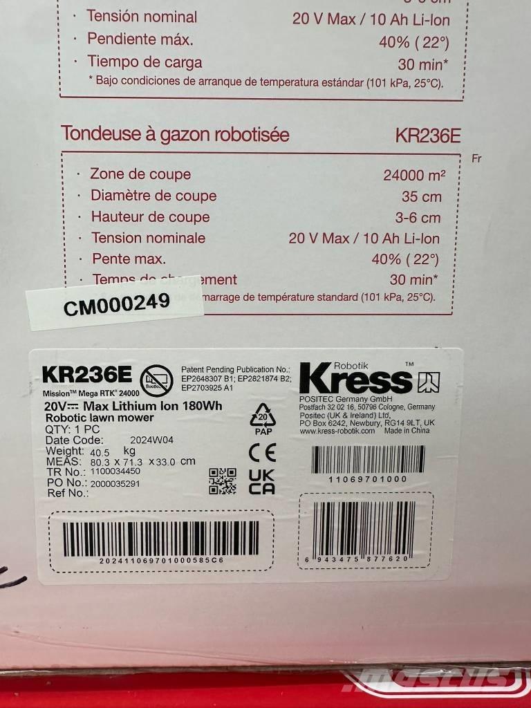 Kress KR236E Robot mowers