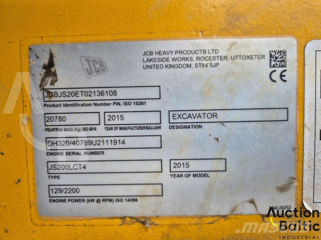 JCB JS 200 LC T4 Crawler excavators