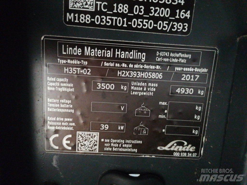 Linde H35T-02 LPG trucks