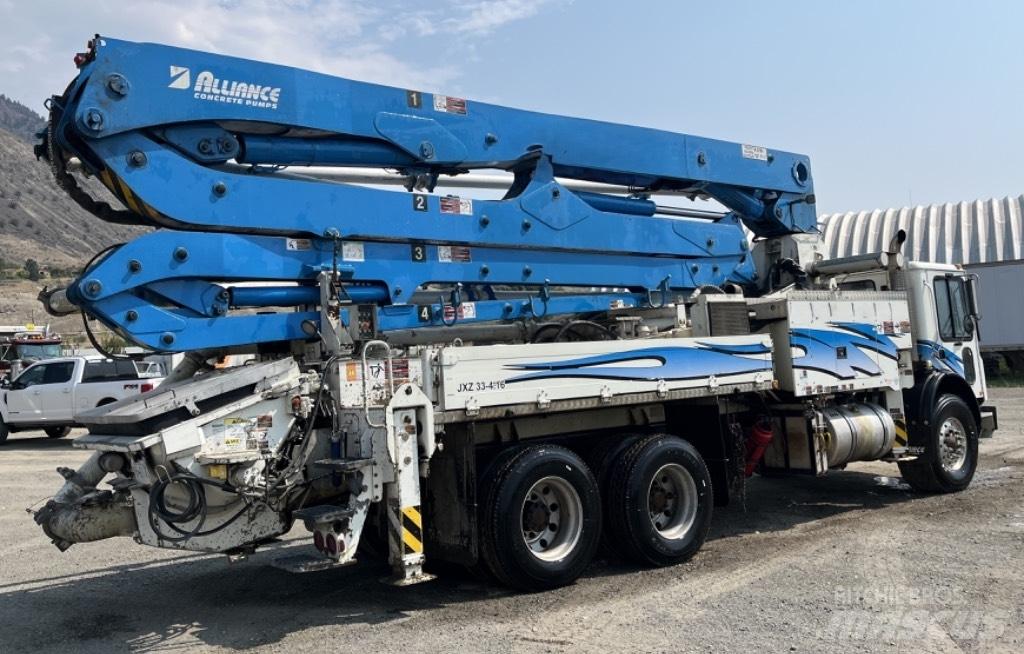Alliance 33M Concrete pump trucks
