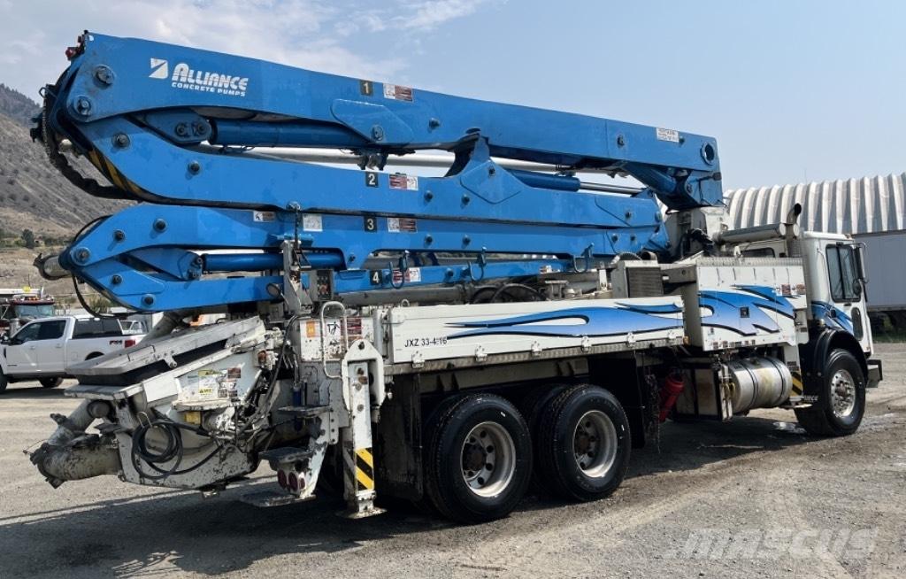 Alliance 33M (#1029) Concrete pump trucks