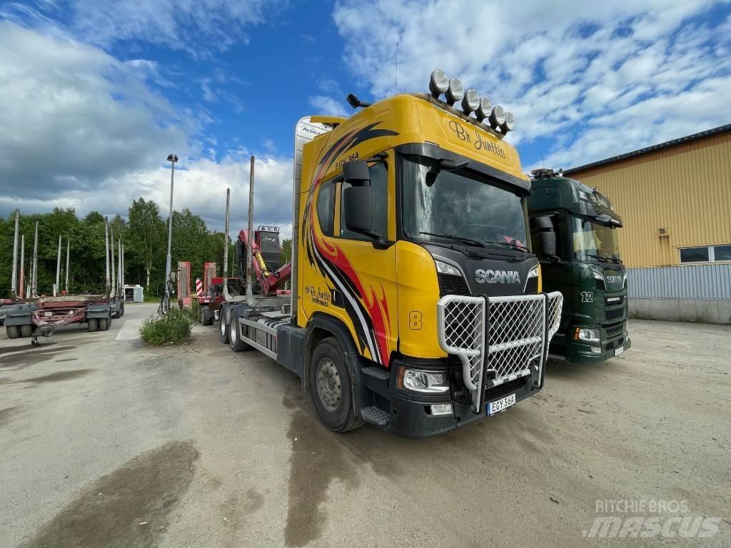 Scania R650 Timber trucks
