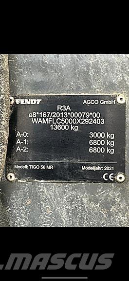 Fendt Tigo 50 MR General purpose trailers