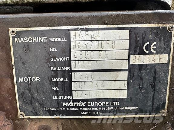 Hanix H 45 A Mini excavators < 7t (Mini diggers)