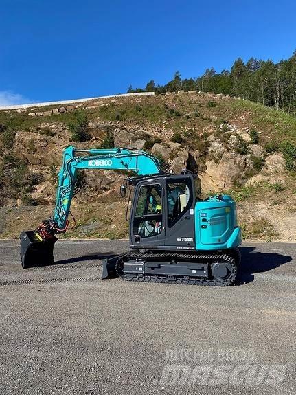Kobelco SK75SR-7 Midi excavators  7t - 12t