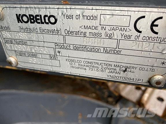 Kobelco SK75SR-7 Crawler excavators