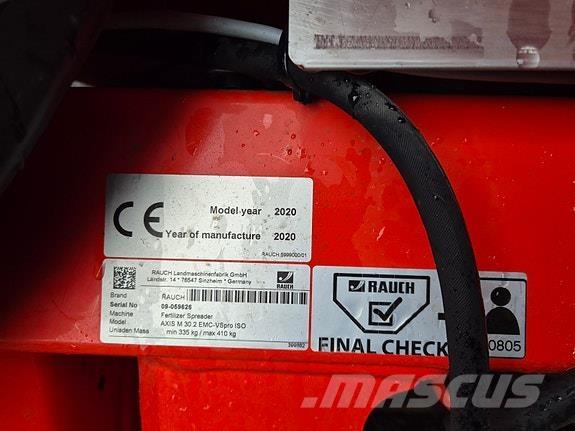 Rauch Axis 30.2 Manure spreaders