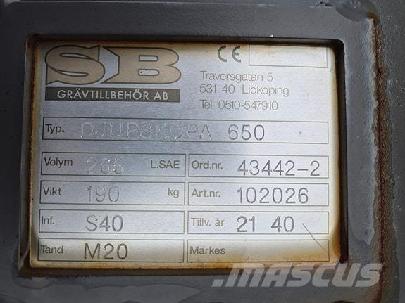 SB graveskuffe S40 Other components