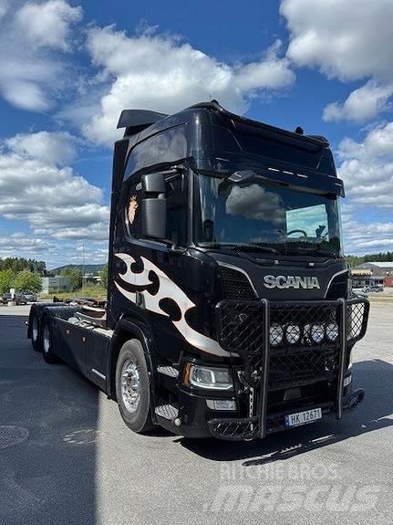 Scania R580LB6X4Nb Cable lift demountable trucks