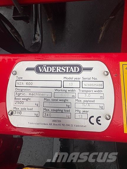 Väderstad NZA 6m Other tillage machines and accessories