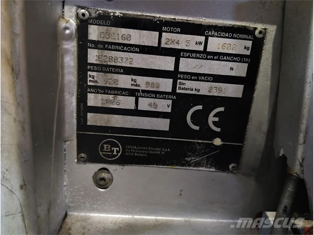 BT C3E160 Material Handling - Others