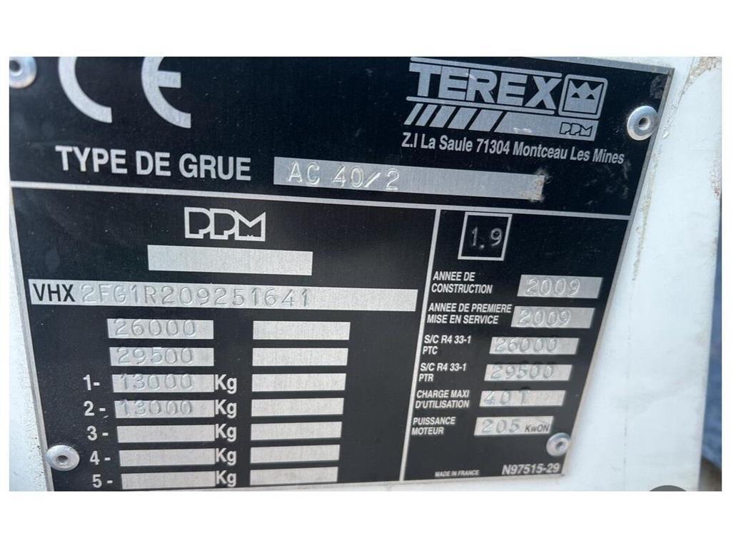 Terex AC40 All terrain cranes