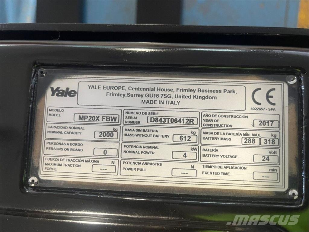 Yale MP20X Material Handling - Others