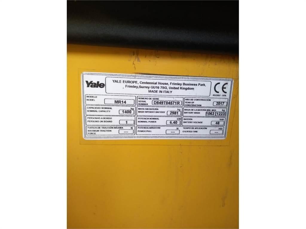 Yale MR14 Reach trucks