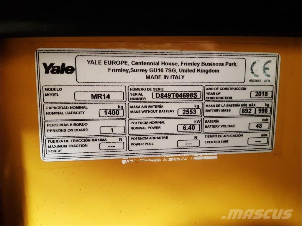 Yale MR14 Material Handling - Others