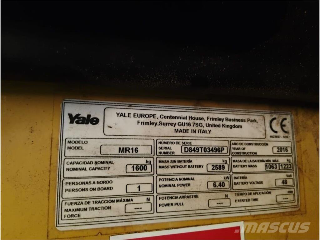 Yale MR16 Material Handling - Others