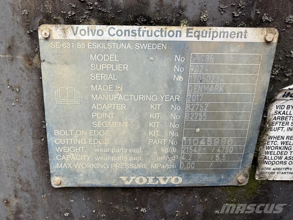 Volvo Schaufel 4,2 m³ Wheel loaders
