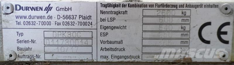 Durwen DPK30C Material Handling - Others