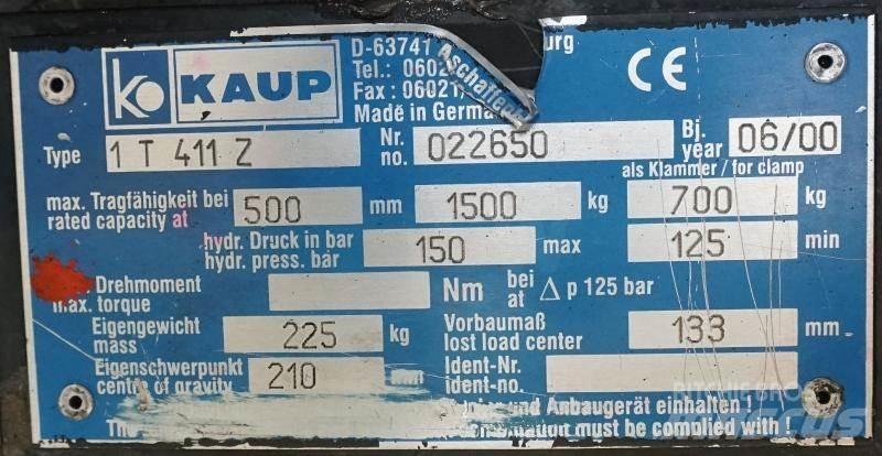 Kaup 1T411Z Other attachments and components